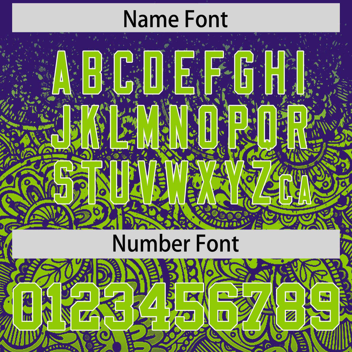 Custom Purple Neon Green Floral Print Pattern Full Button Gradient Fashion Baseball Jersey