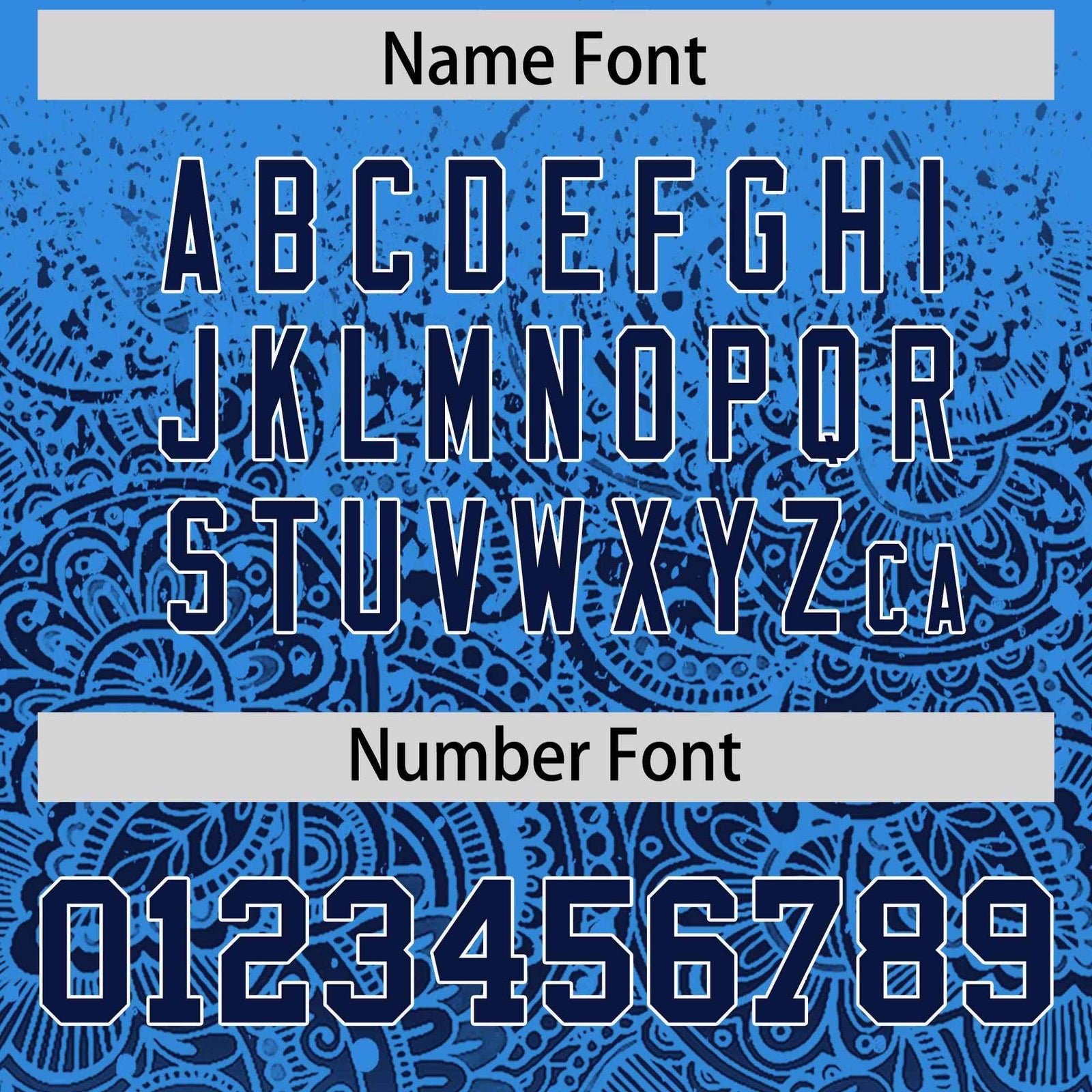 Custom Light Blue Navy Floral Print Pattern Full Button Gradient Fashion Baseball Jersey