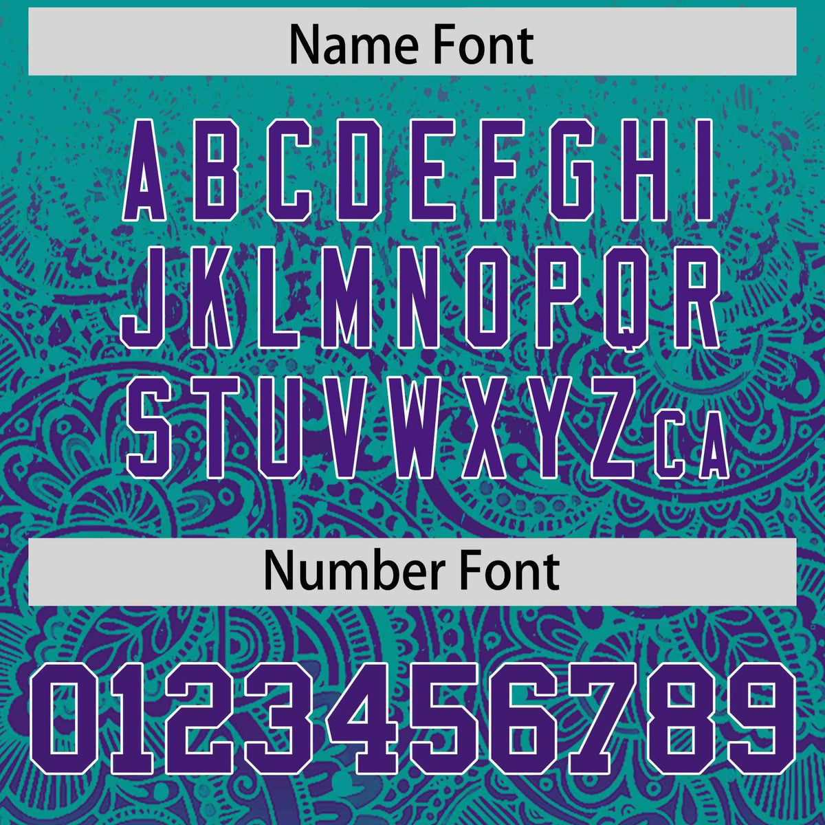 Custom Aqua Purple Floral Print Pattern Full Button Gradient Fashion Baseball Jersey