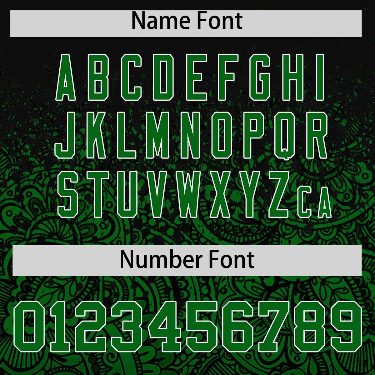 Custom Black Kelly Green Floral Print Pattern Full Button Gradient Fashion Baseball Jersey