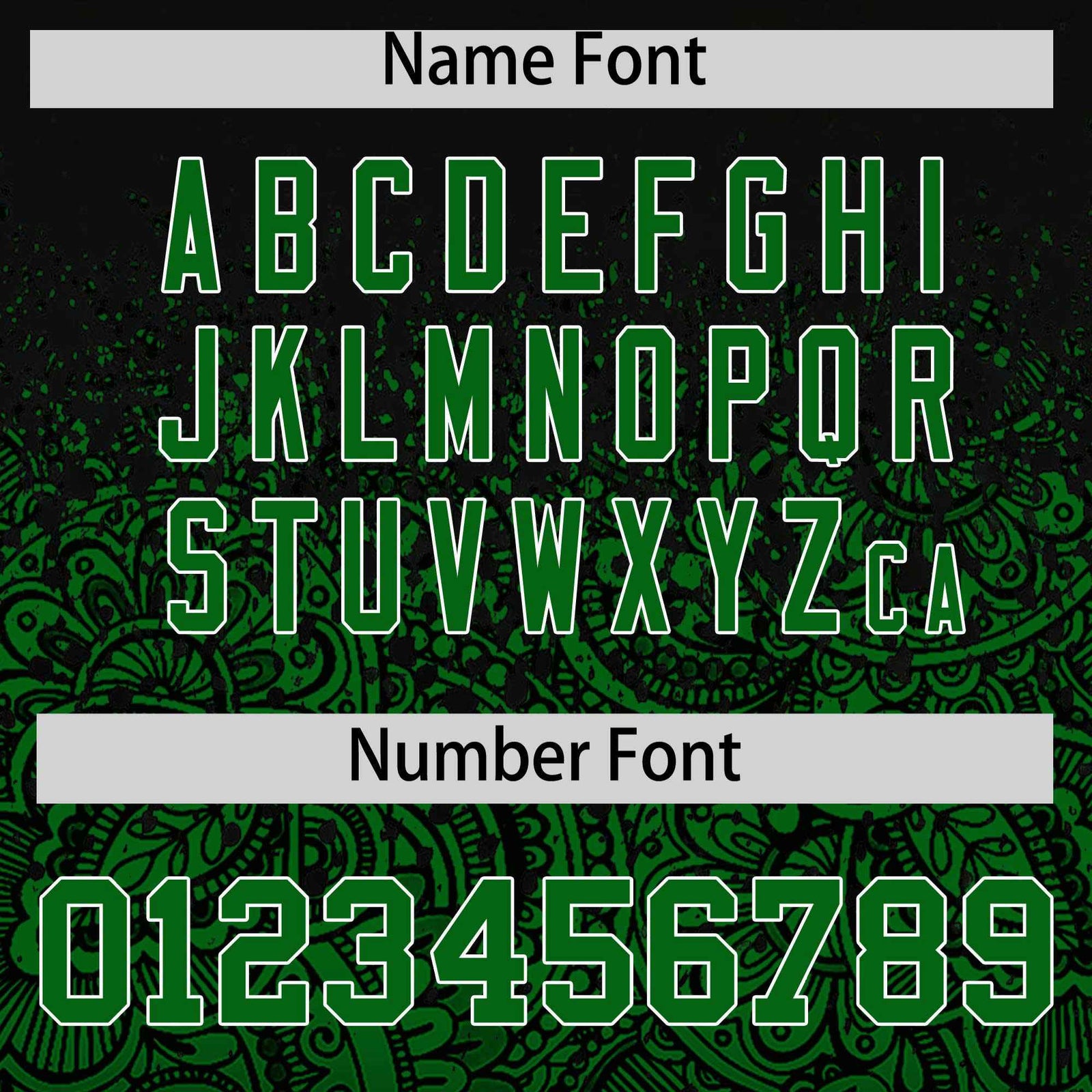 Custom Black Kelly Green Floral Print Pattern Full Button Gradient Fashion Baseball Jersey