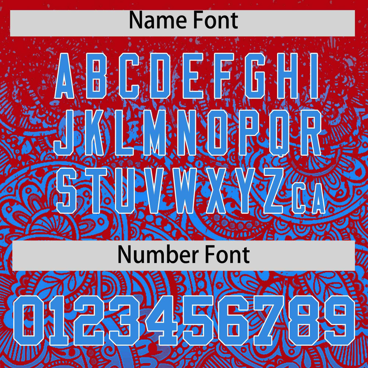 Custom Red Light Blue Floral Print Pattern Full Button Gradient Fashion Baseball Jersey