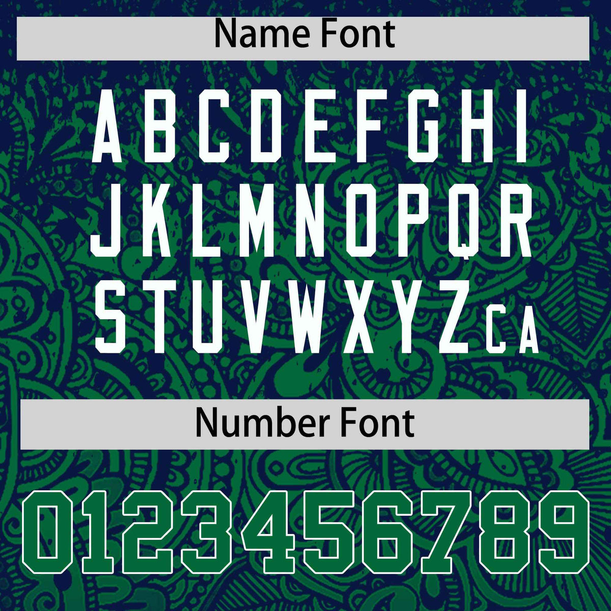 Custom Navy Kelly Green Floral Print Pattern Full Button Gradient Fashion Baseball Jersey