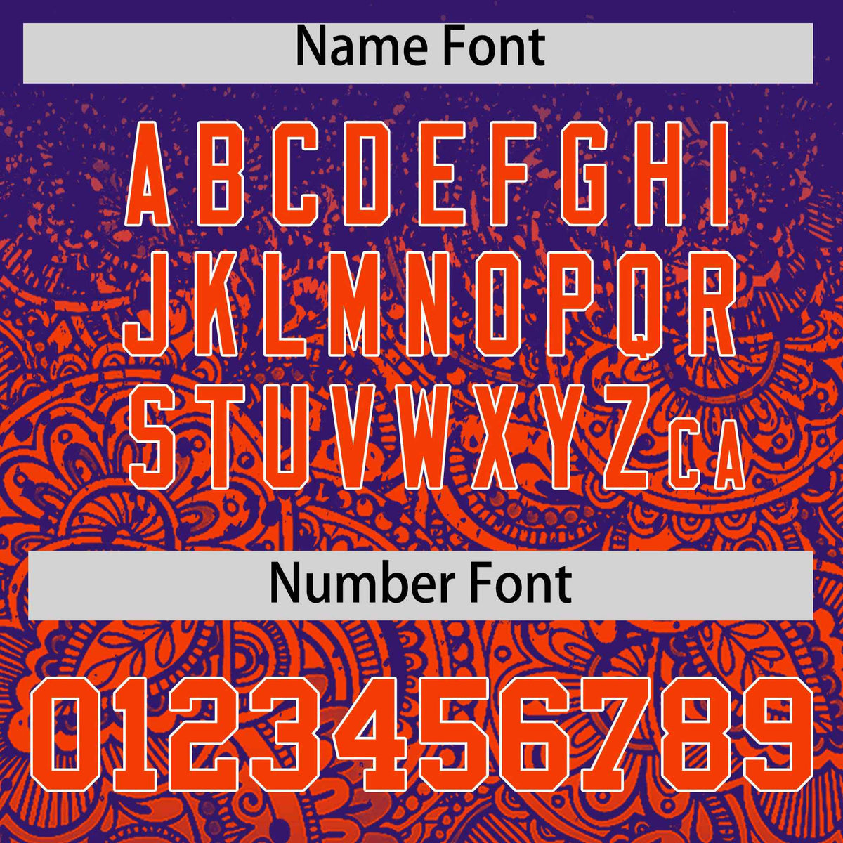 Custom Purple Orange Floral Print Pattern Full Button Gradient Fashion Baseball Jersey