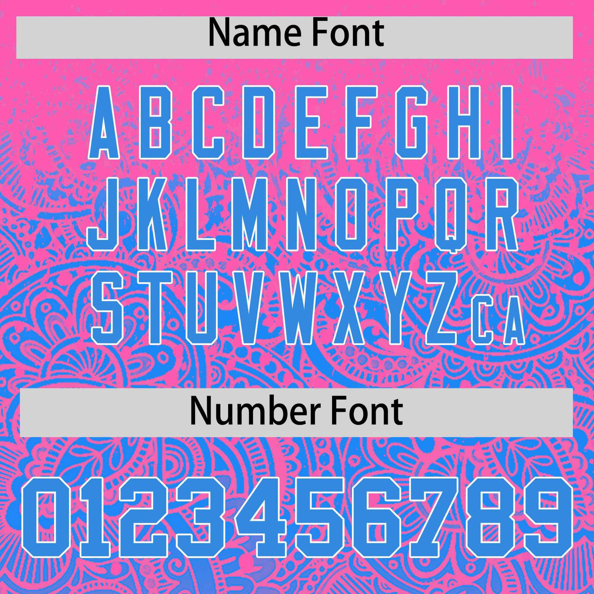 Custom Pink Light Blue Floral Print Pattern Full Button Gradient Fashion Baseball Jersey