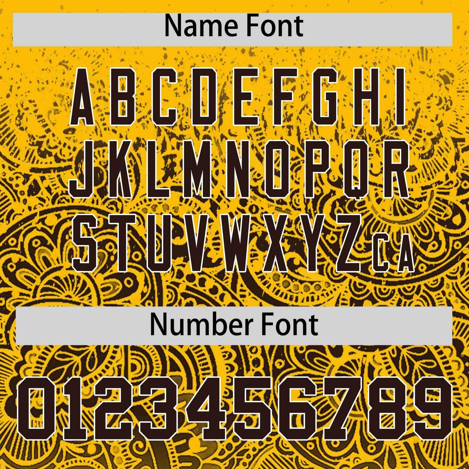 Custom Yellow Brown Floral Print Pattern Full Button Gradient Fashion Baseball Jersey