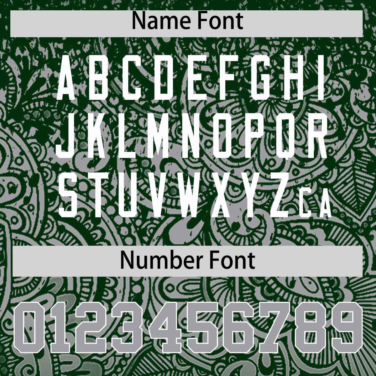 Custom Green Gray Floral Print Pattern Full Button Gradient Fashion Baseball Jersey