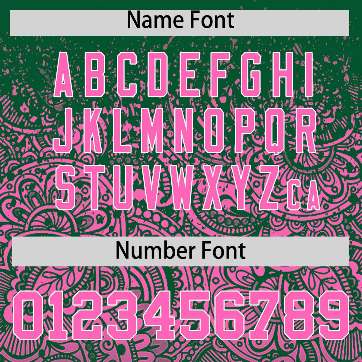 Custom Kelly Green Pink Floral Print Pattern Full Button Gradient Fashion Baseball Jersey