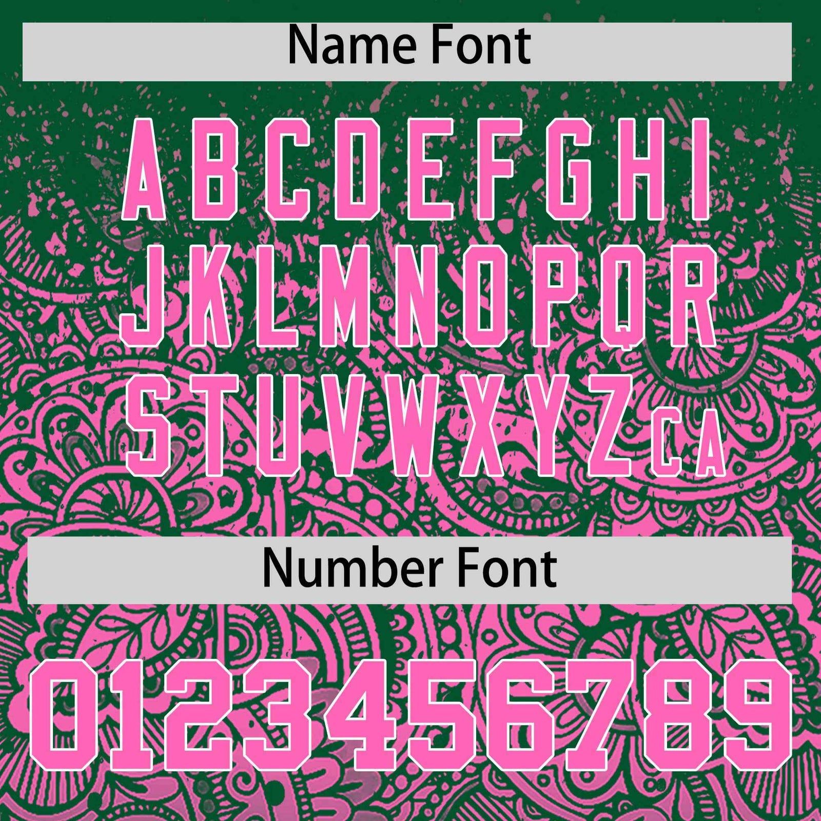 Custom Kelly Green Pink Floral Print Pattern Full Button Gradient Fashion Baseball Jersey