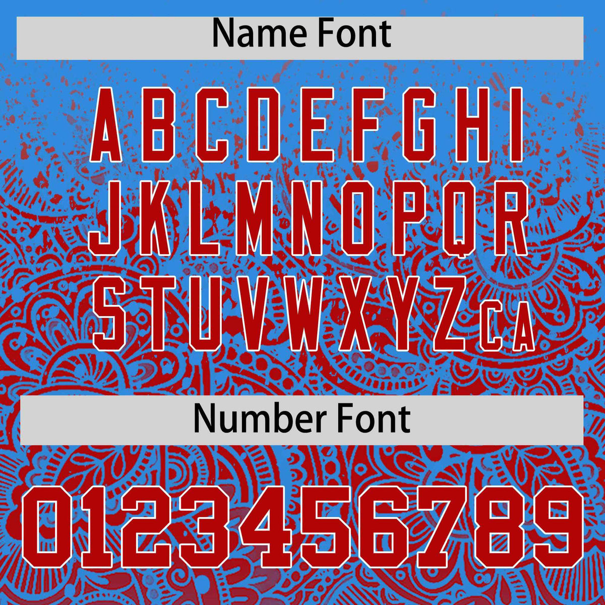 Custom Light Blue Red Floral Print Pattern Full Button Gradient Fashion Baseball Jersey