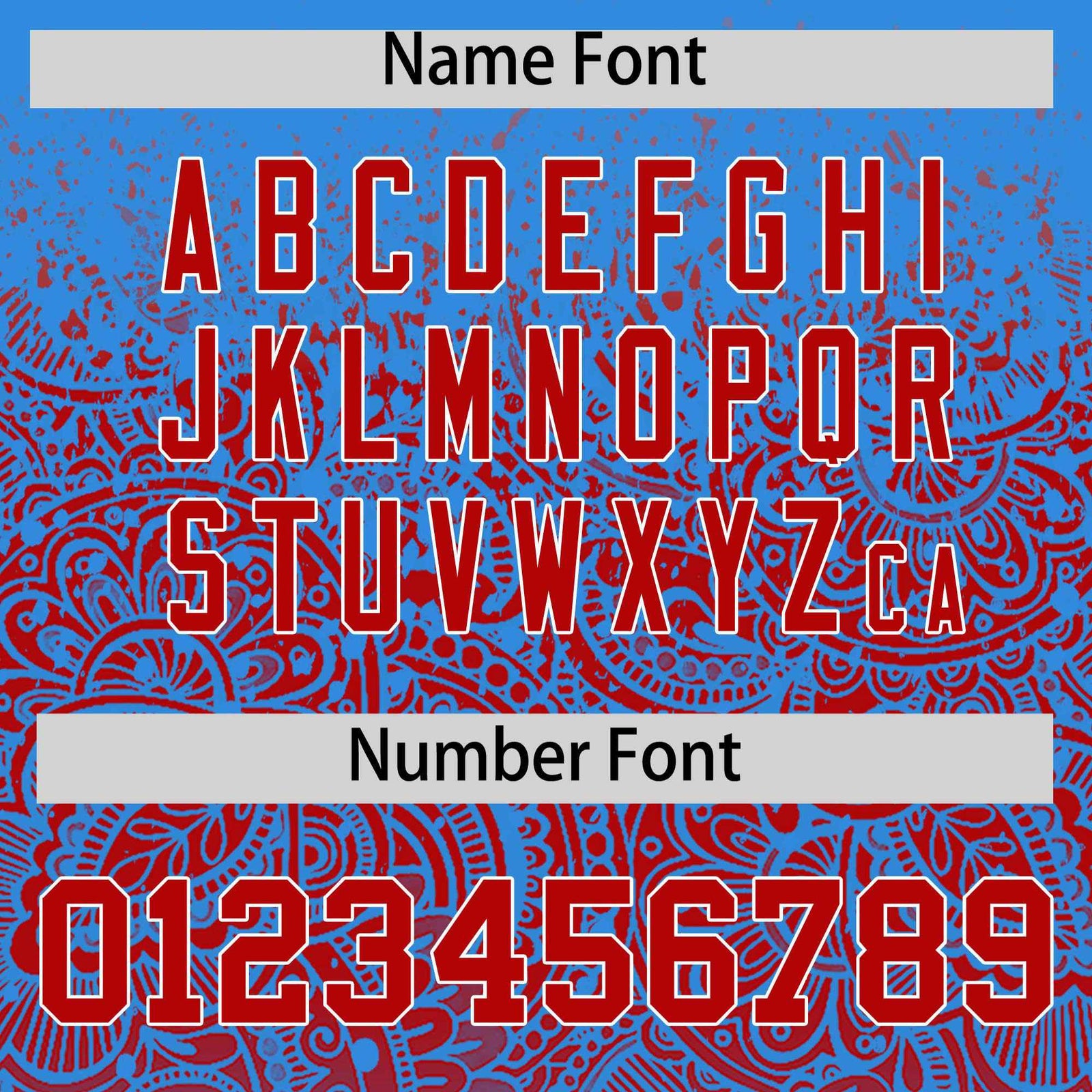 Custom Light Blue Red Floral Print Pattern Full Button Gradient Fashion Baseball Jersey