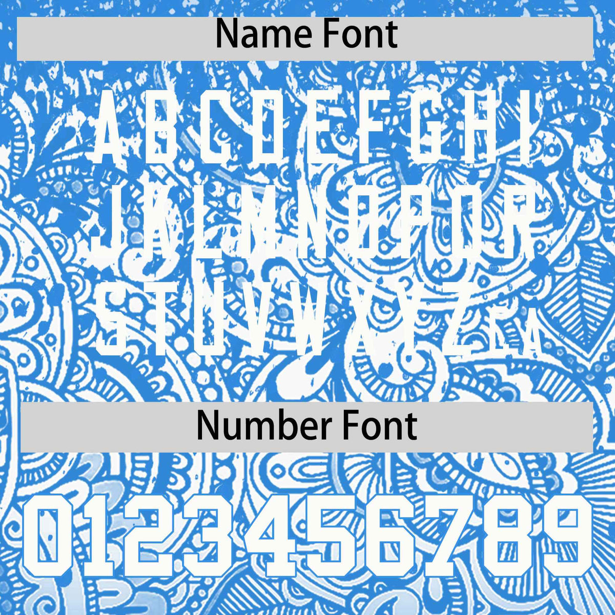 Custom Light Blue White Floral Print Pattern Full Button Gradient Fashion Baseball Jersey