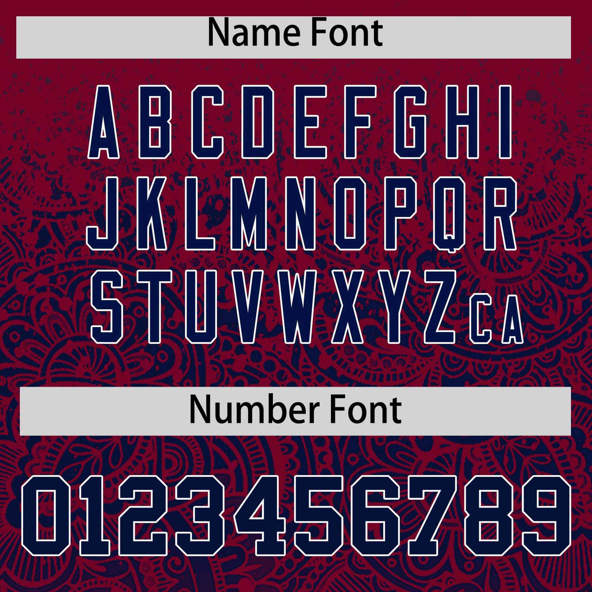 Custom Crimson Navy Floral Print Pattern Full Button Gradient Fashion Baseball Jersey