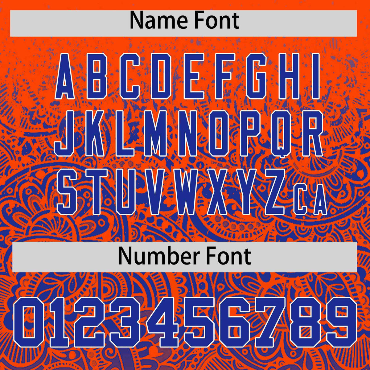 Custom Orange Royal Floral Print Pattern Full Button Gradient Fashion Baseball Jersey