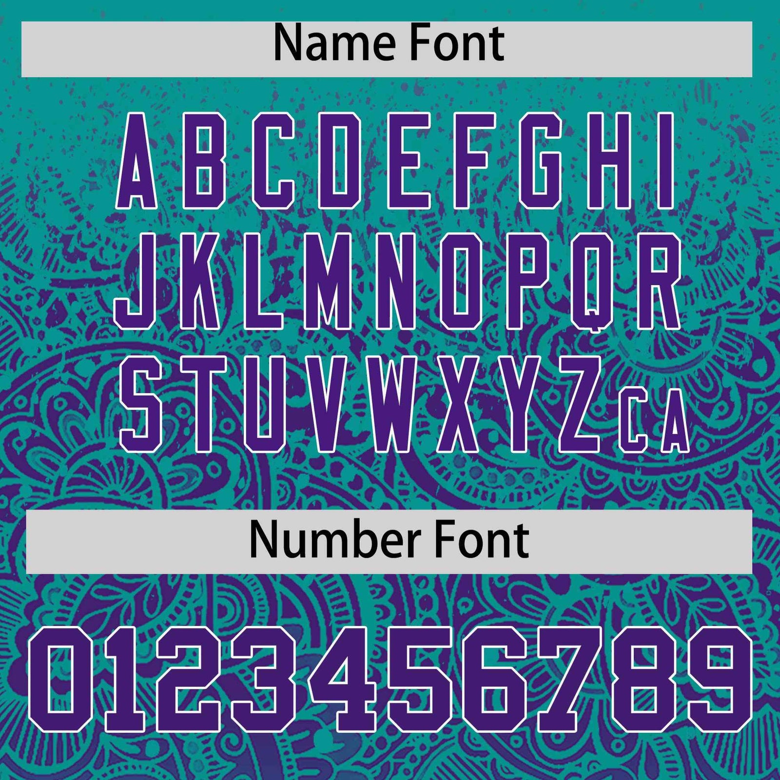 Custom Aqua Purple Floral Print Pattern Full Button Gradient Fashion Baseball Jersey