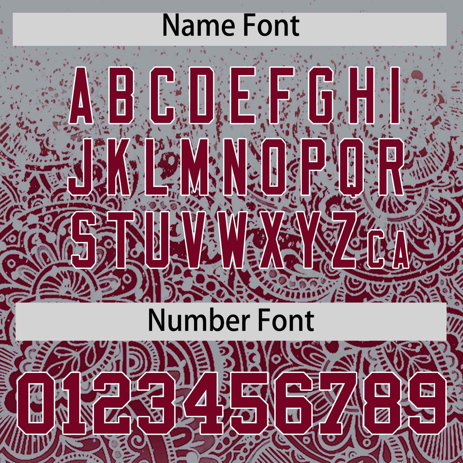 Custom Gray Crimson Floral Print Pattern Full Button Gradient Fashion Baseball Jersey