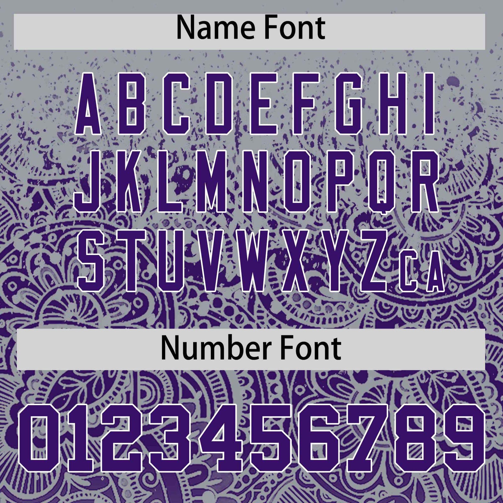 Custom Gray Purple Floral Print Pattern Full Button Gradient Fashion Baseball Jersey