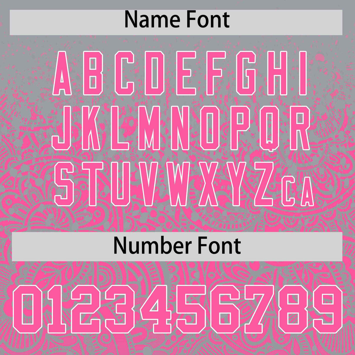 Custom Gray Pink Floral Print Pattern Full Button Gradient Fashion Baseball Jersey