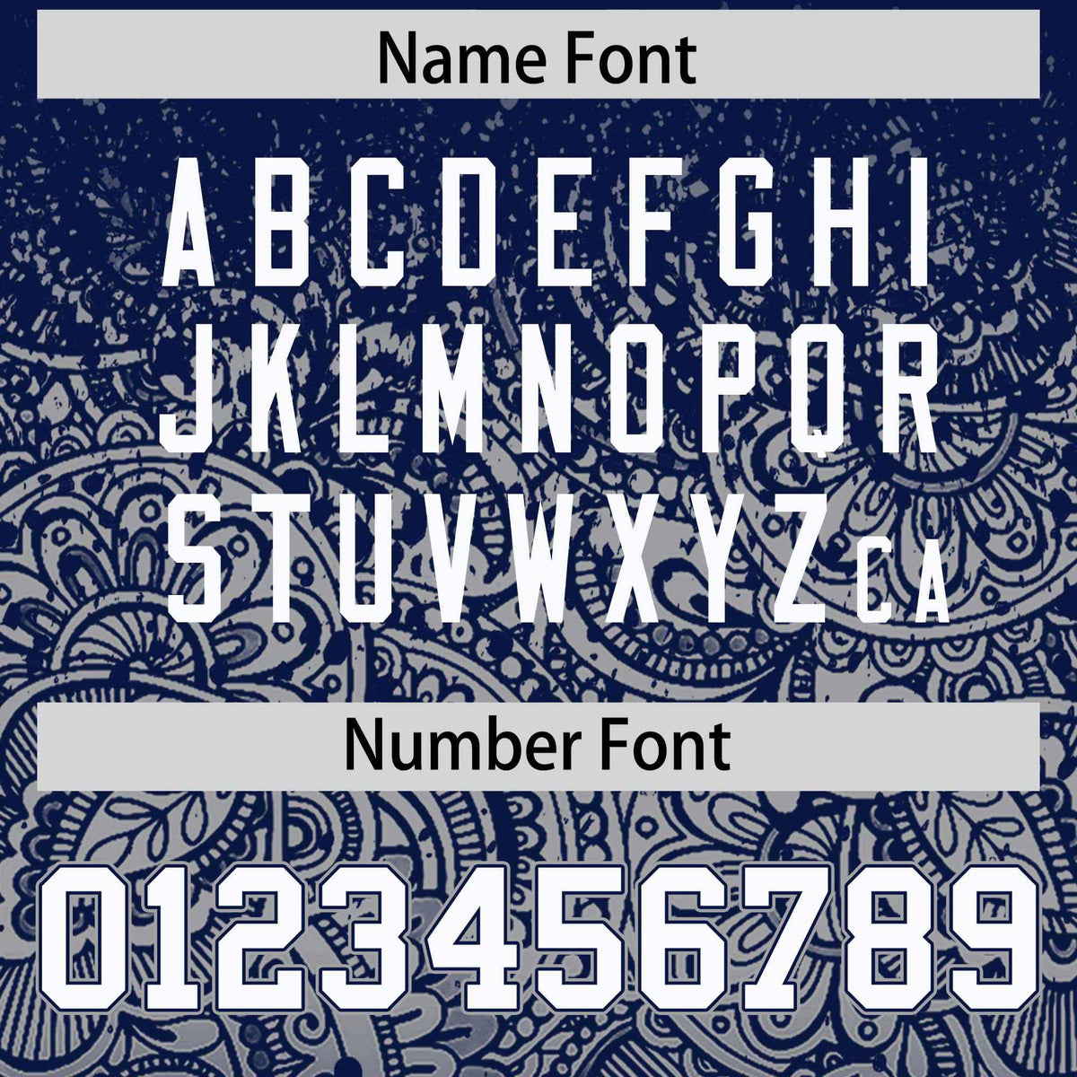 Custom Navy Gray Floral Print Pattern Full Button Gradient Fashion Baseball Jersey