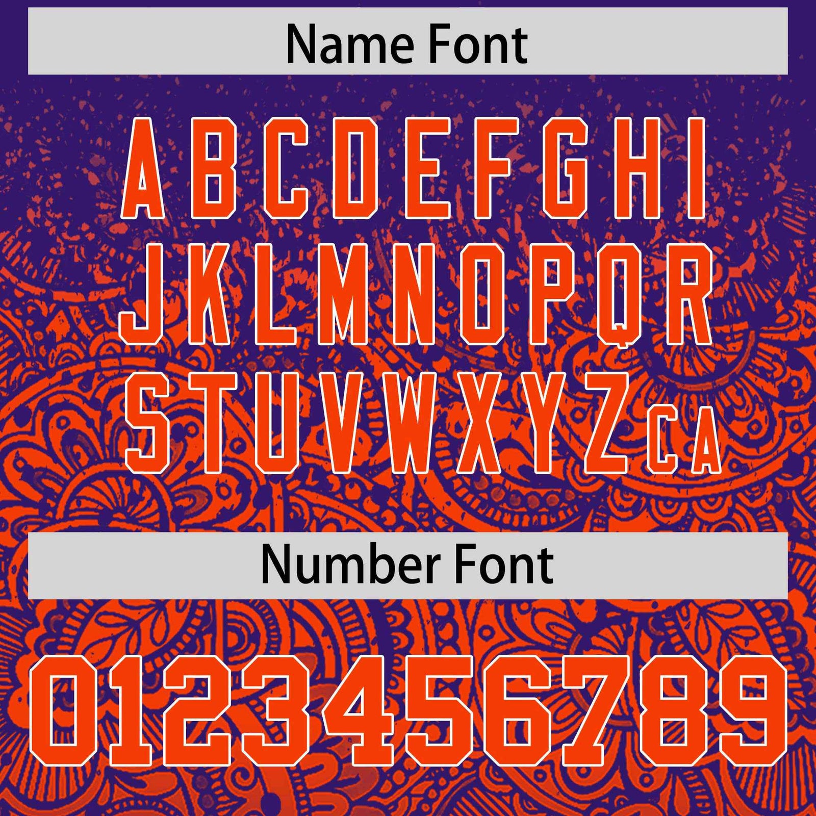 Custom Purple Orange Floral Print Pattern Full Button Gradient Fashion Baseball Jersey