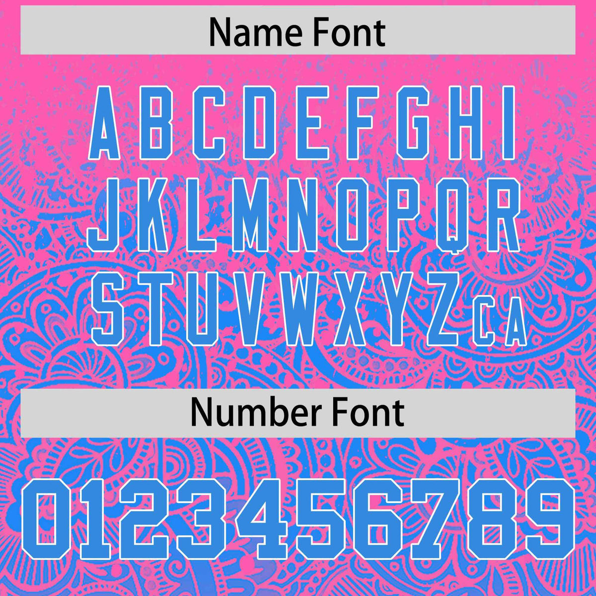 Custom Pink Light Blue Floral Print Pattern Full Button Gradient Fashion Baseball Jersey