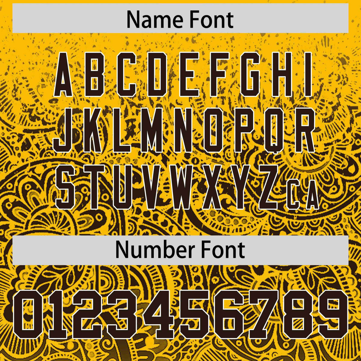 Custom Yellow Brown Floral Print Pattern Full Button Gradient Fashion Baseball Jersey