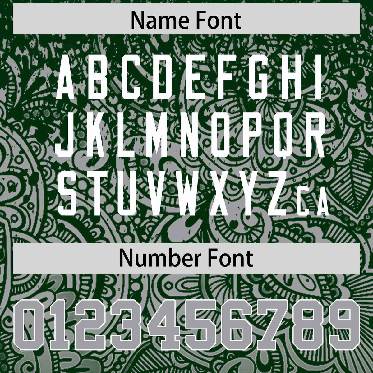 Custom Green Gray Floral Print Pattern Full Button Gradient Fashion Baseball Jersey