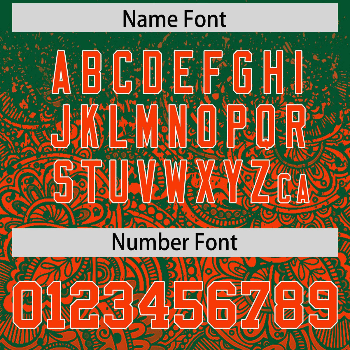 Custom Kelly Green Orange Floral Print Pattern Full Button Gradient Fashion Baseball Jersey