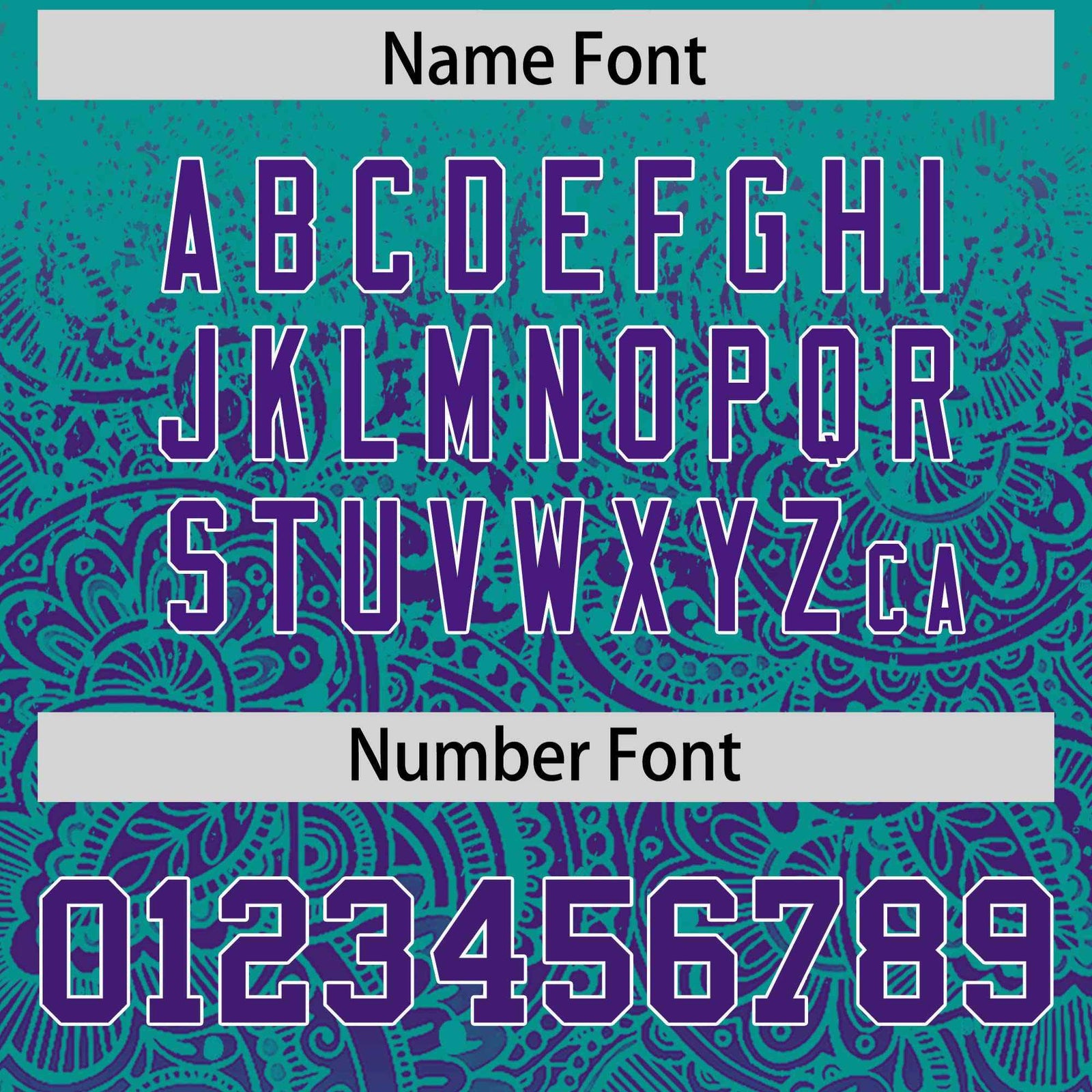 Custom Aqua Purple Floral Print Pattern Full Button Gradient Fashion Baseball Jersey