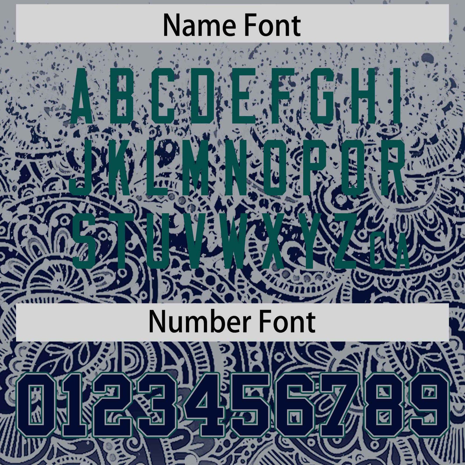 Custom Gray Navy Floral Print Pattern Full Button Gradient Fashion Baseball Jersey