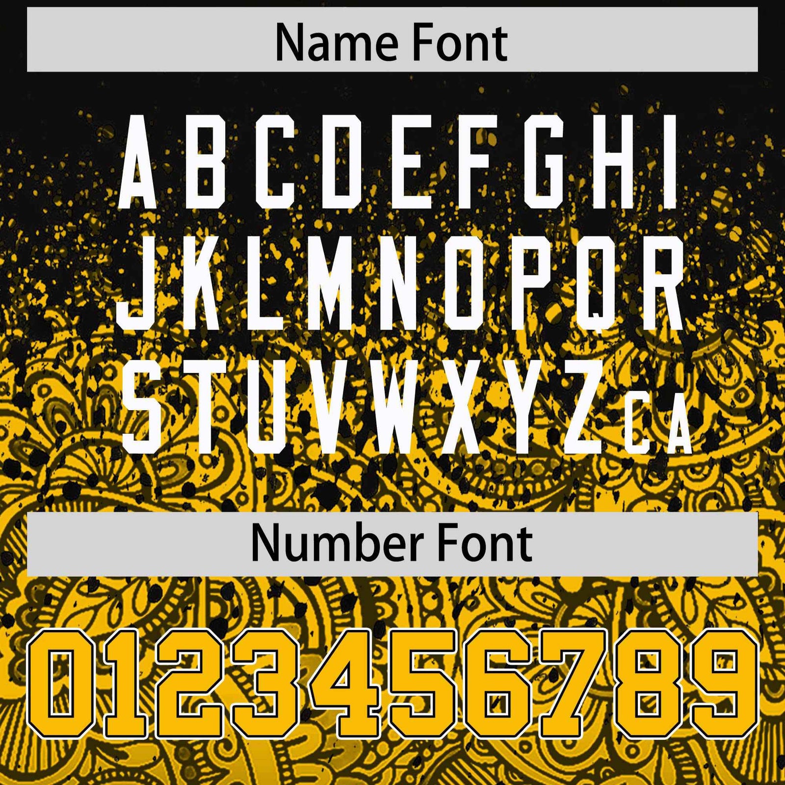 Custom Black Yellow Floral Print Pattern Full Button Gradient Fashion Baseball Jersey