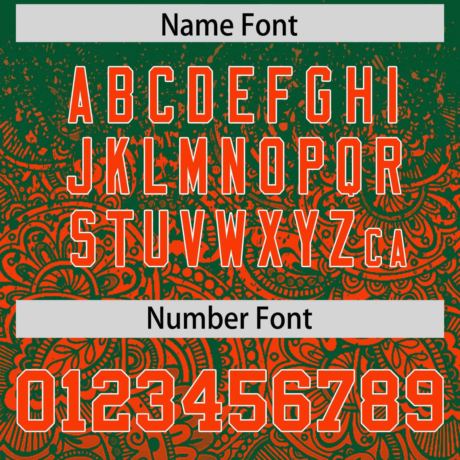 Custom Kelly Green Orange Floral Print Pattern Full Button Gradient Fashion Baseball Jersey