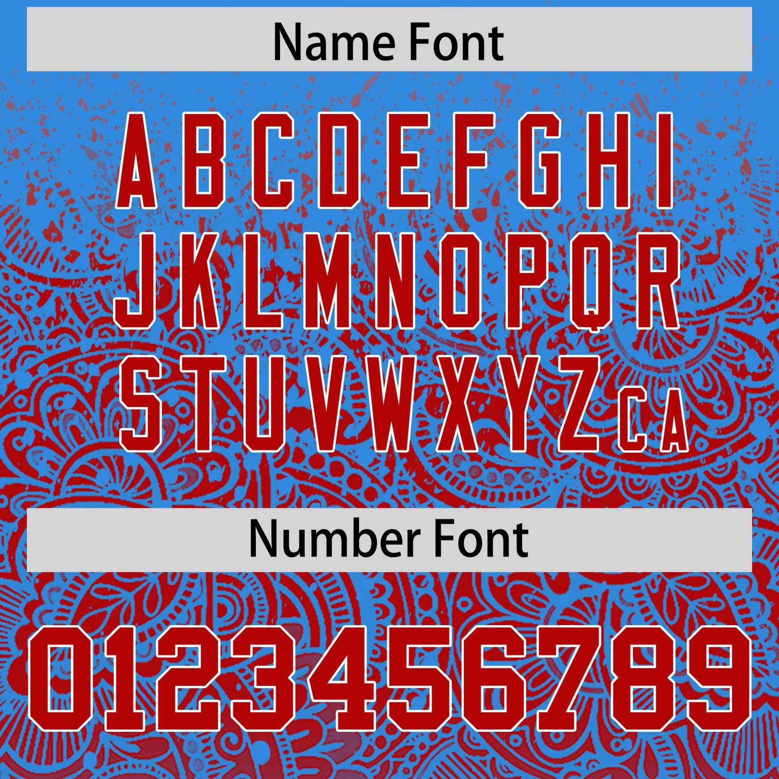 Custom Light Blue Red Floral Print Pattern Full Button Gradient Fashion Baseball Jersey