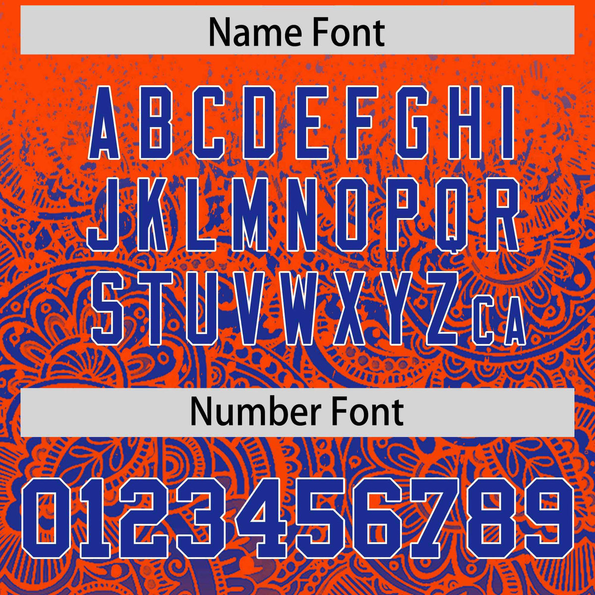 Custom Orange Royal Floral Print Pattern Full Button Gradient Fashion Baseball Jersey