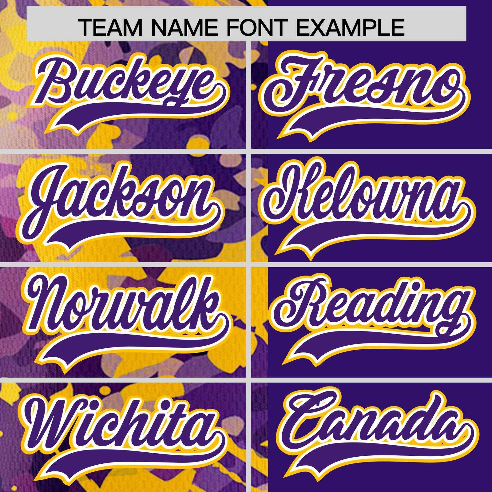 Custom Purple Yellow Split Personalized Graffiti Raglan Sleeve Authentic Baseball Jersey