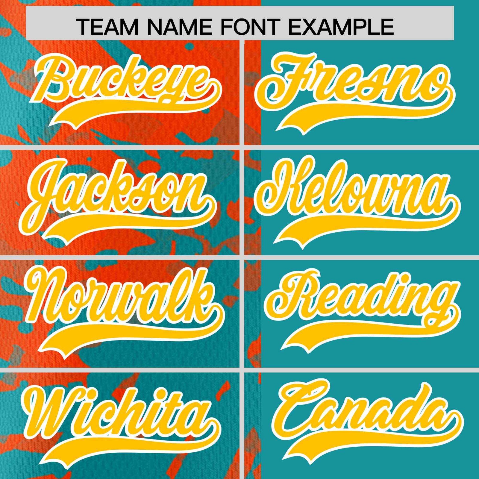 Custom Aqua Orange Split Personalized Graffiti Raglan Sleeve Authentic Baseball Jersey