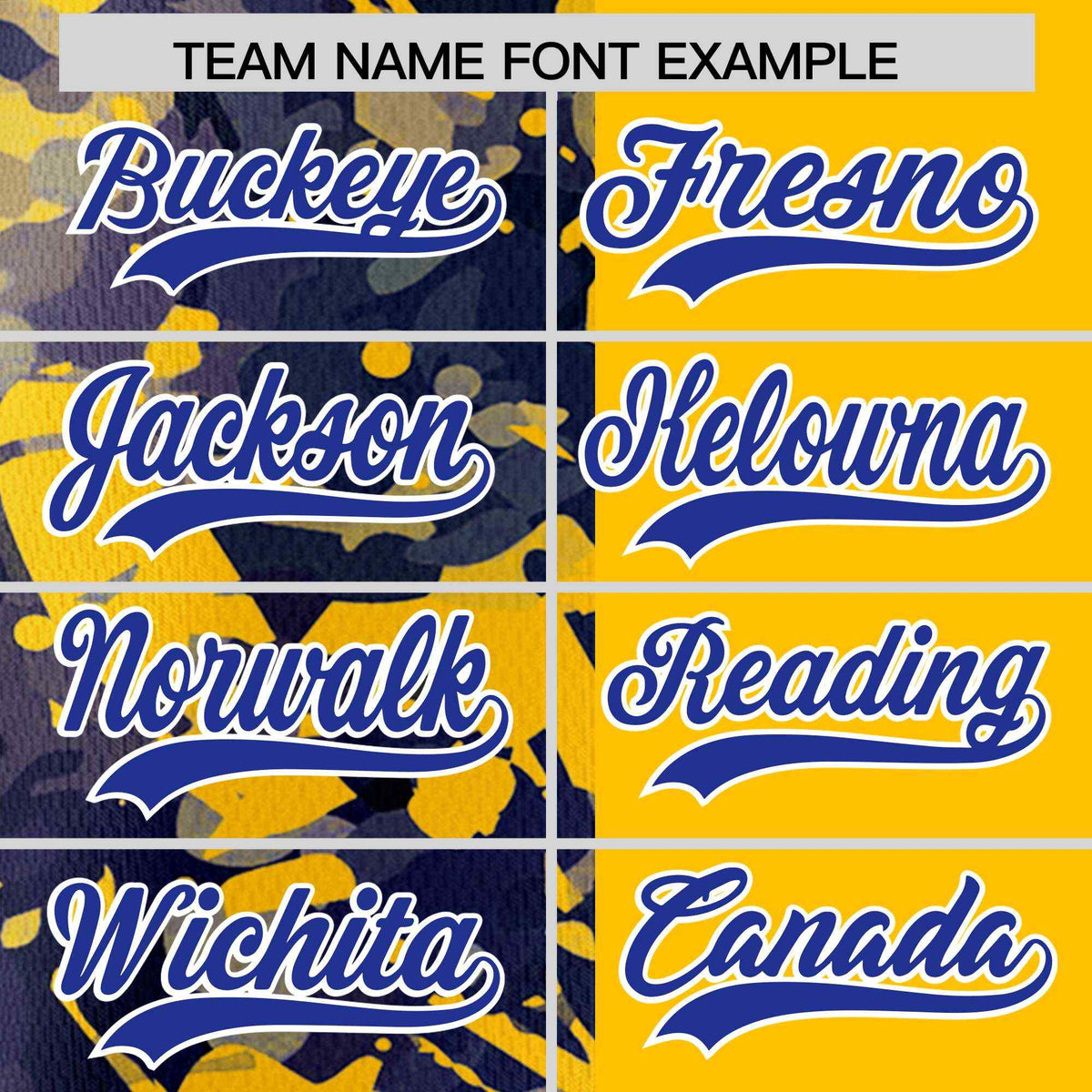 Custom Yellow Navy Split Personalized Graffiti Raglan Sleeve Authentic Baseball Jersey