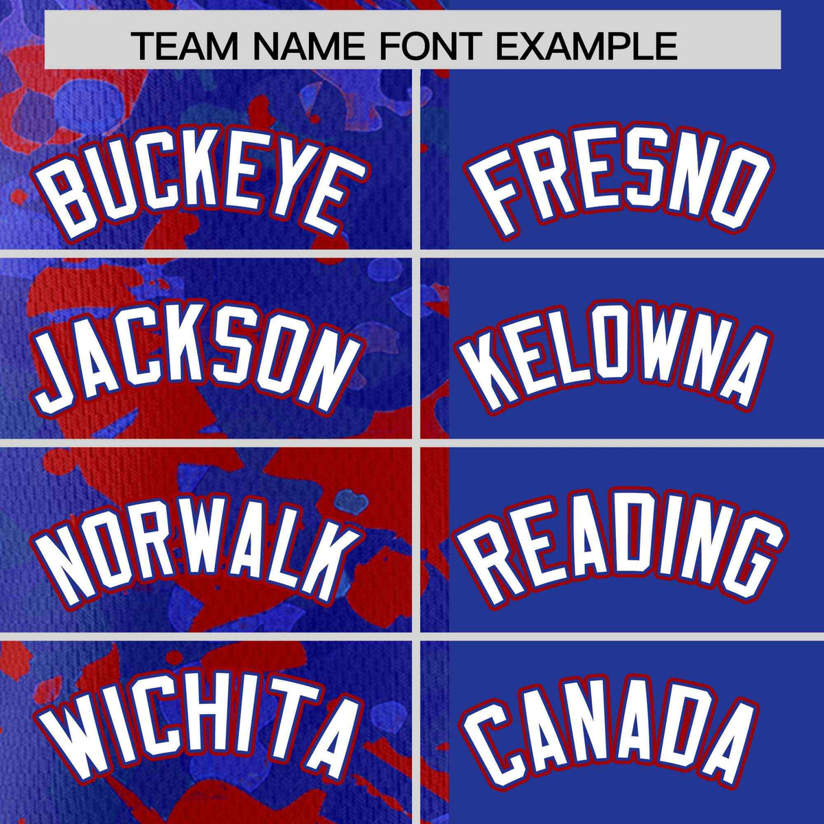 Custom Royal Red Split Personalized Graffiti Raglan Sleeve Authentic Baseball Jersey