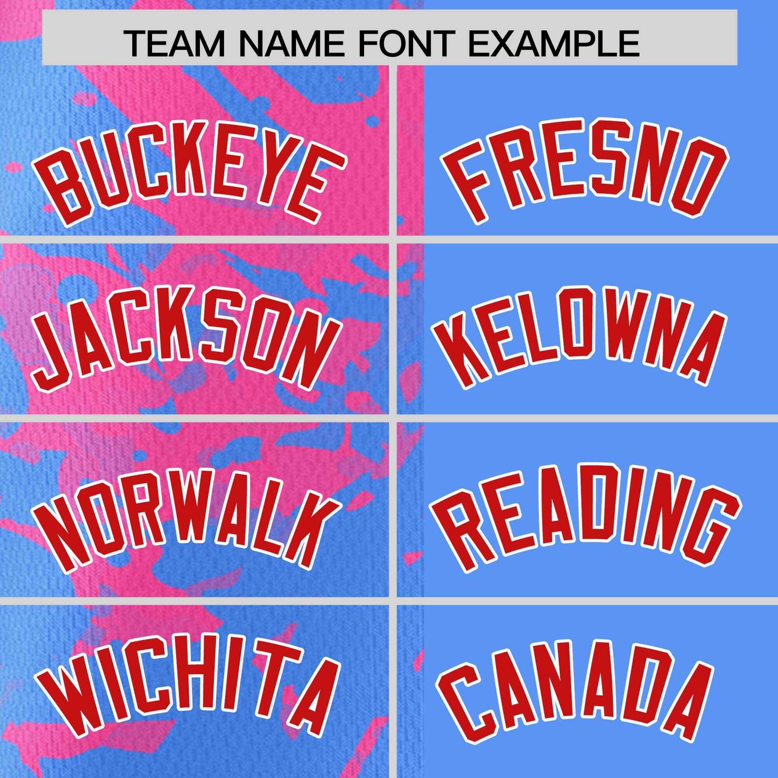 Custom Blue Pink Split Personalized Graffiti Raglan Sleeve Authentic Baseball Jersey