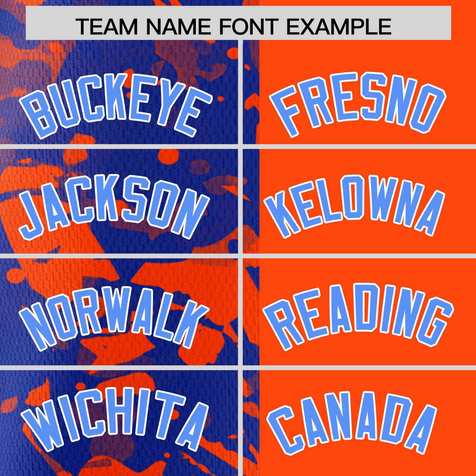 Custom Orange Royal Split Personalized Graffiti Raglan Sleeve Authentic Baseball Jersey