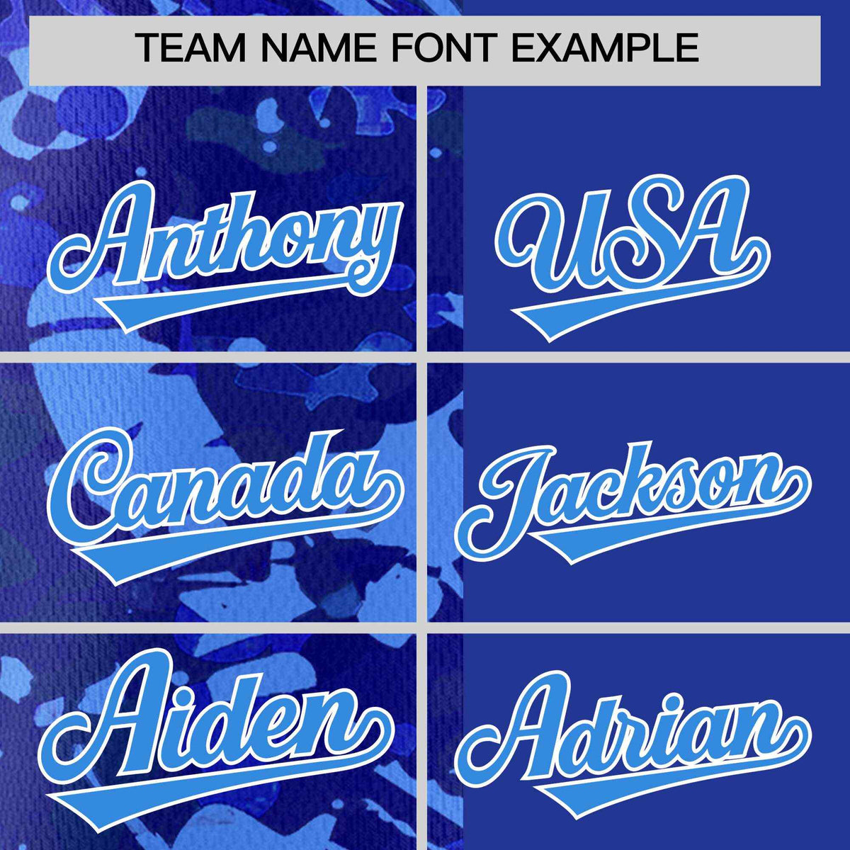 Custom Royal Blue Split Personalized Graffiti Raglan Sleeve Authentic Baseball Jersey