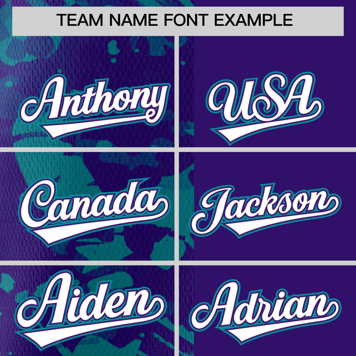 Custom Purple Teal Split Personalized Graffiti Raglan Sleeve Authentic Baseball Jersey