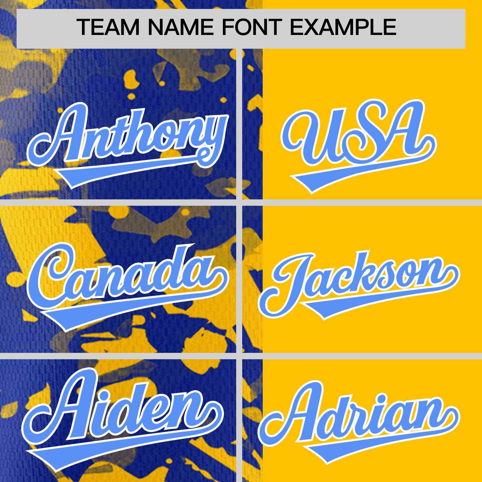 Custom Yellow Royal Split Personalized Graffiti Raglan Sleeve Authentic Baseball Jersey