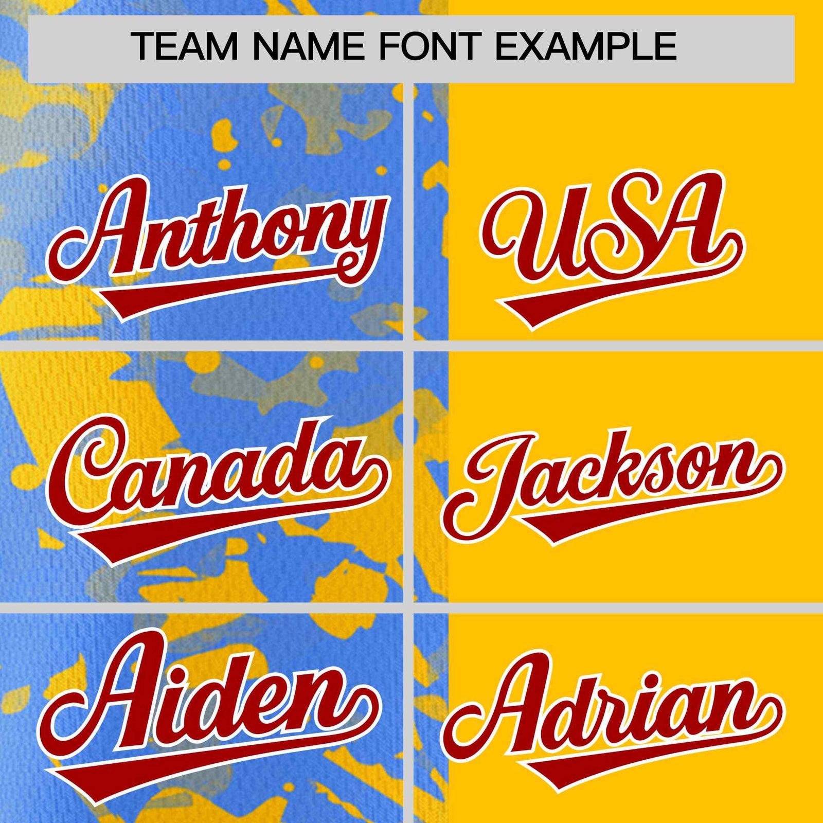 Custom Yellow Powder Blue Split Personalized Graffiti Raglan Sleeve Authentic Baseball Jersey