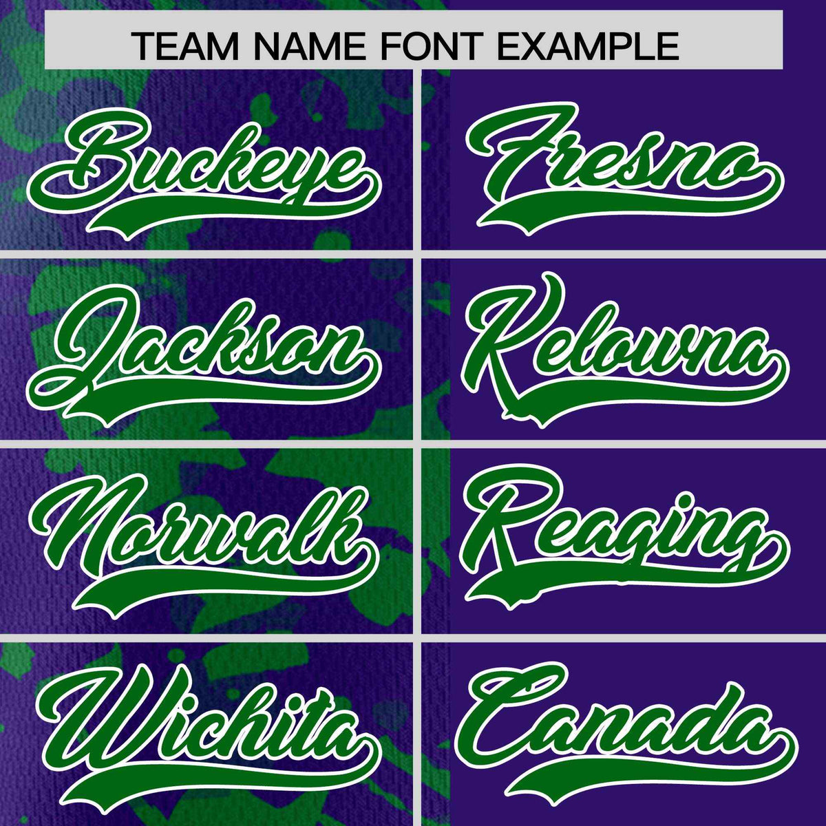 Custom Purple Green Split Personalized Graffiti Raglan Sleeve Authentic Baseball Jersey
