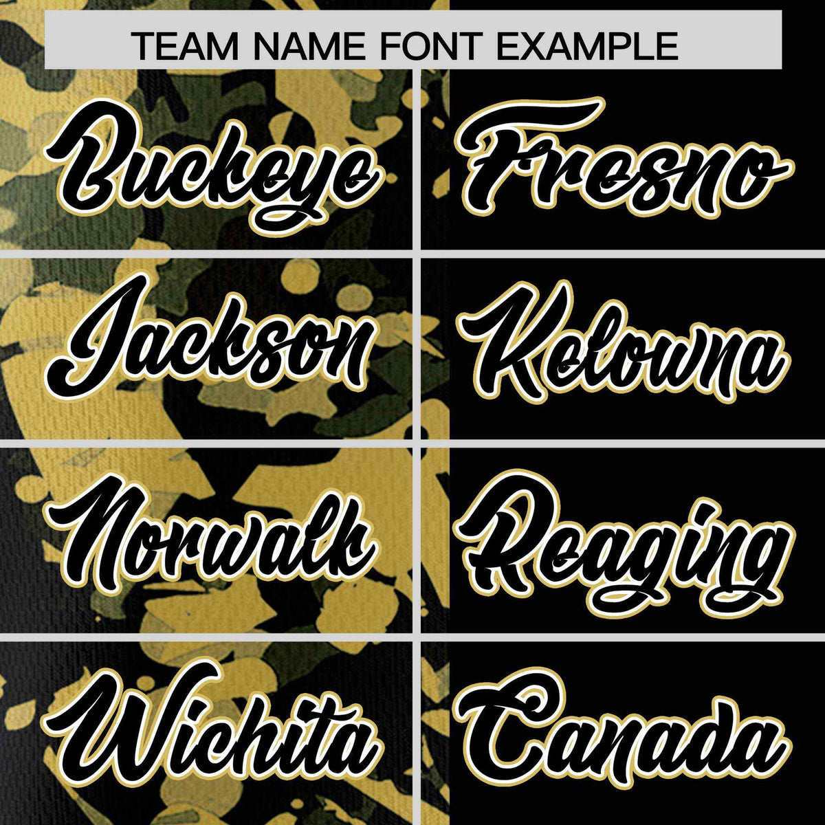 Custom Black Old Gold Split Personalized Graffiti Raglan Sleeve Authentic Baseball Jersey