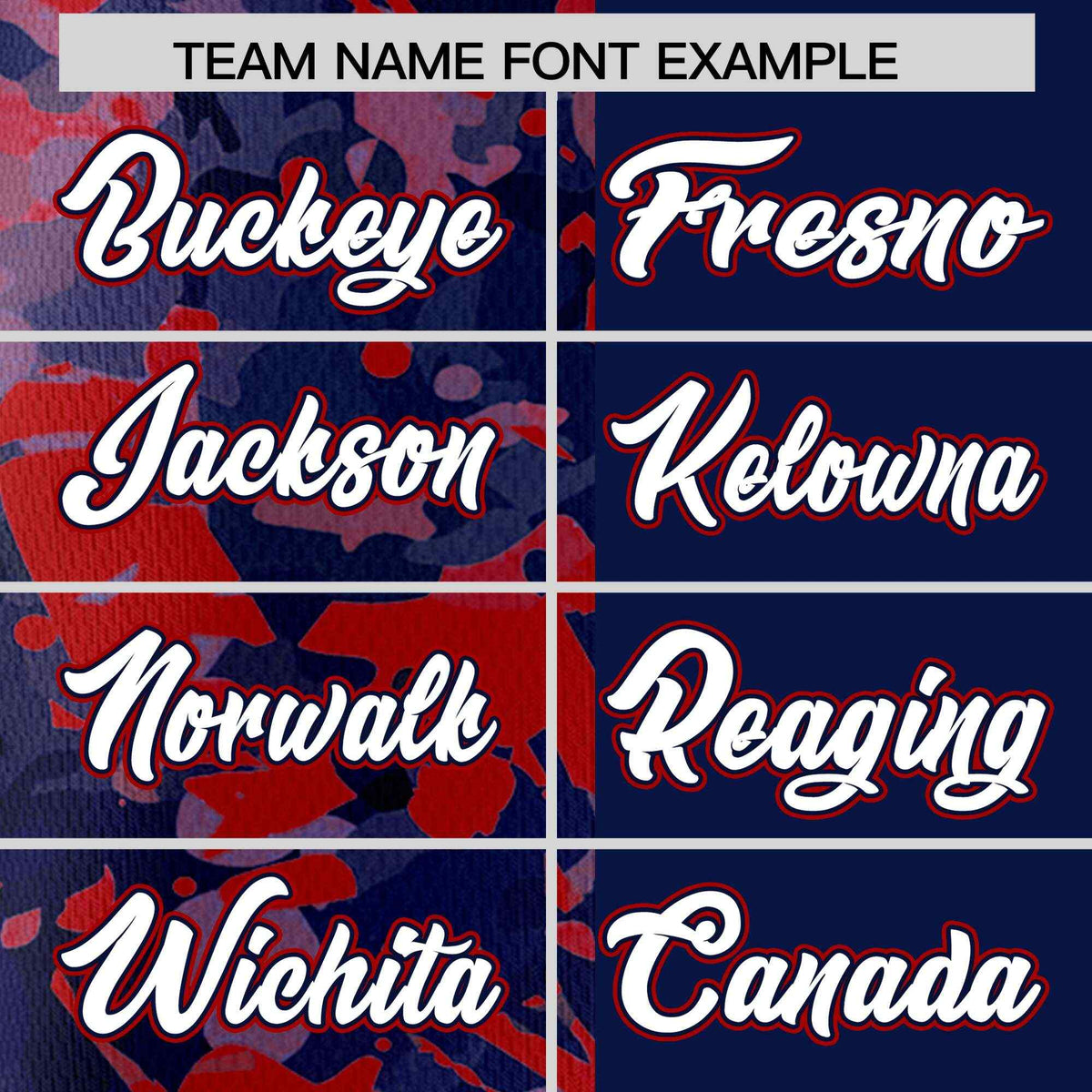 Custom Navy Red Split Personalized Graffiti Raglan Sleeve Authentic Baseball Jersey