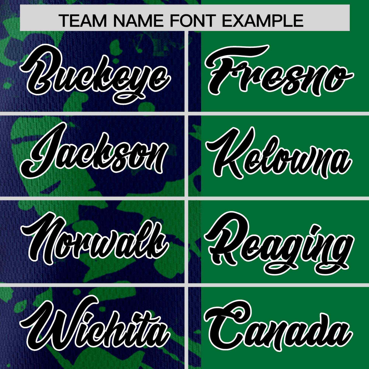 Custom Green Navy Split Personalized Graffiti Raglan Sleeve Authentic Baseball Jersey