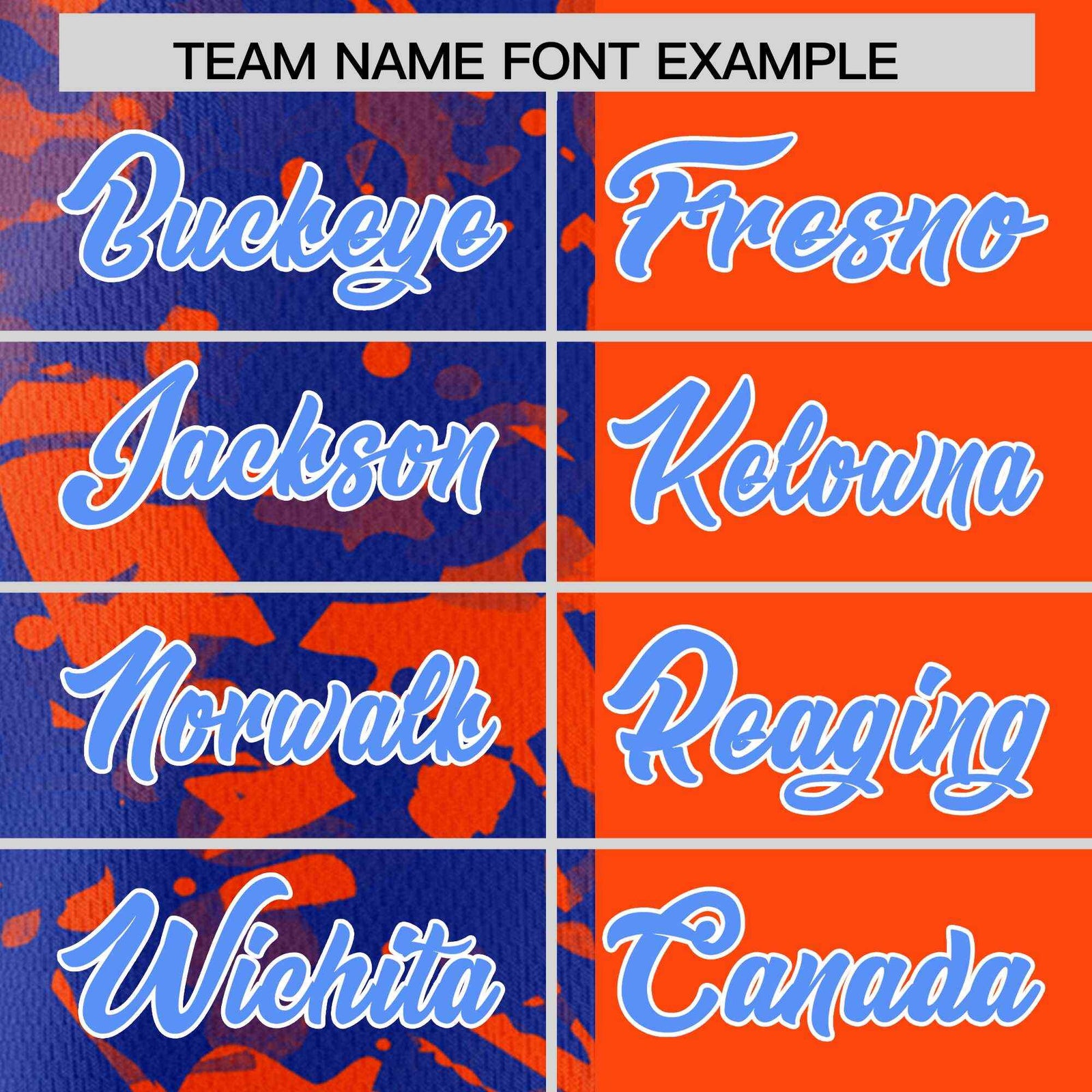 Custom Orange Royal Split Personalized Graffiti Raglan Sleeve Authentic Baseball Jersey