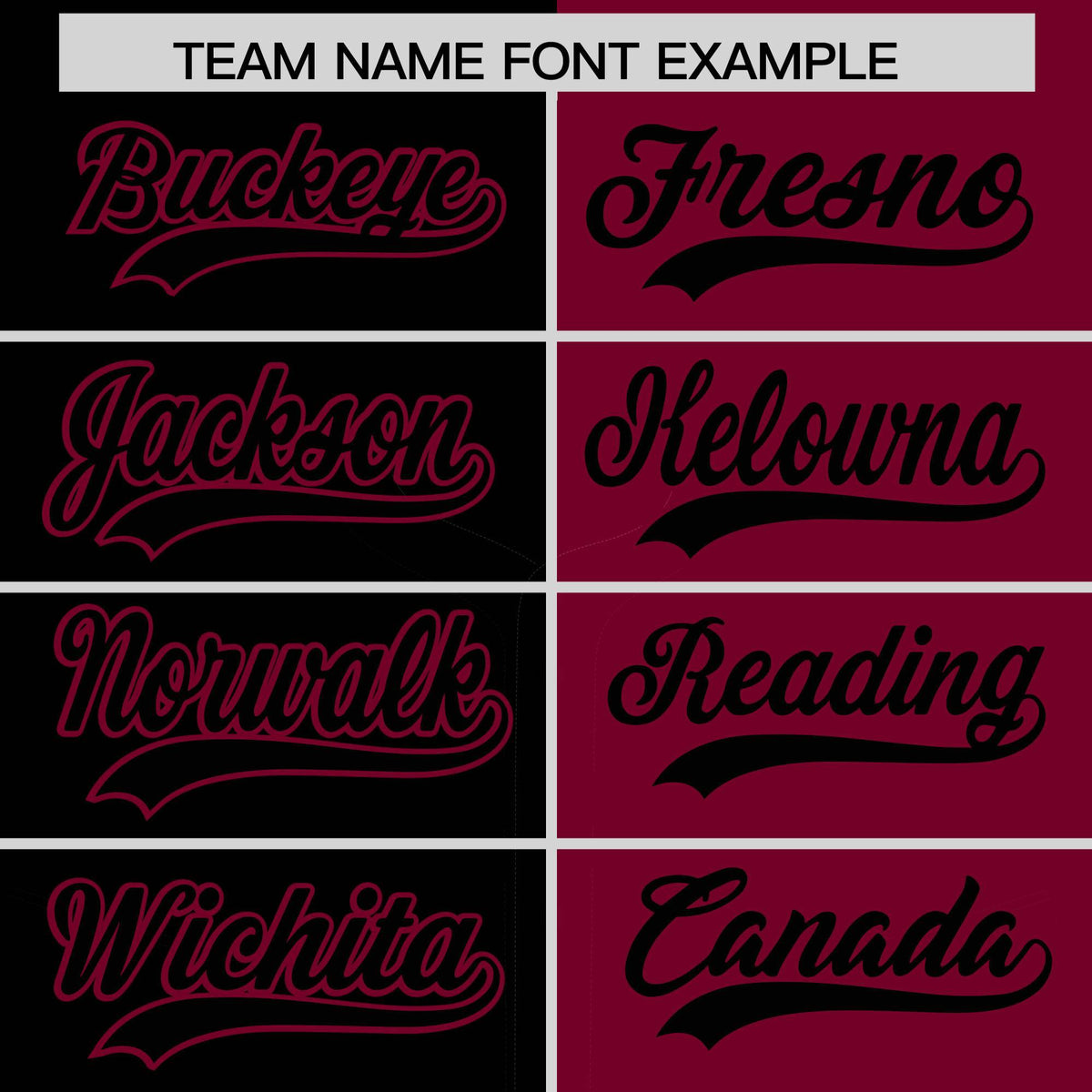 Custom Black Crimson Split Fashion Coconut Tree Design Authentic Baseball Jersey